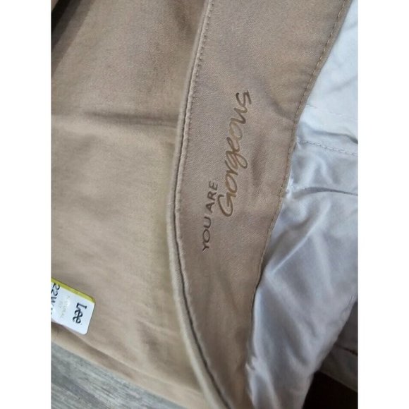 LEE Womens - STYLE UP - Caramel Pull-On Flare, Size 22W Medium - Cotton - Picture 5 of 10